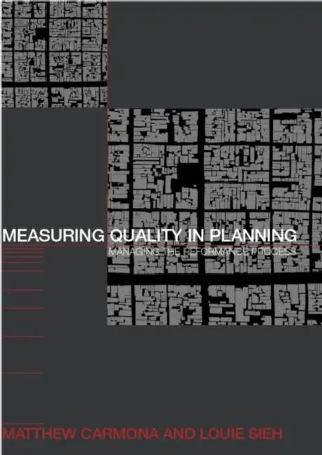 Buy Measuring Quality in Planning (English, Matthew Carmona) — BookShops.in