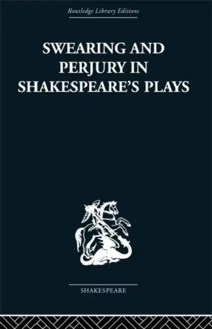 Buy Swearing and Perjury in Shakespeare's Plays (English, Frances A. Shirley) — BookShops.in