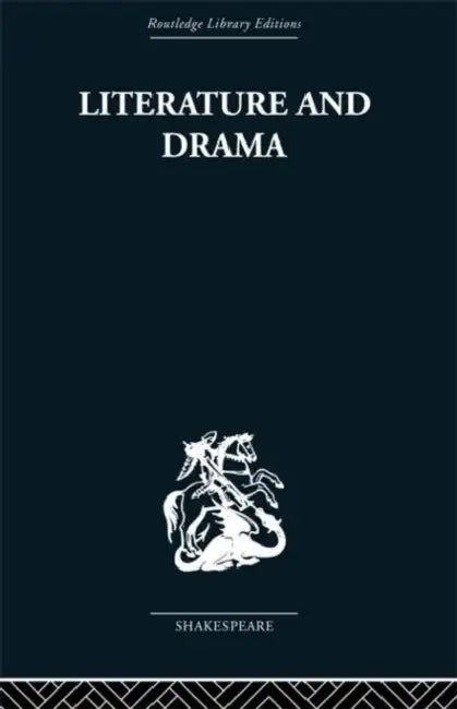 Buy Literature and Drama (English, Stanley Wells) โ BookShops.in