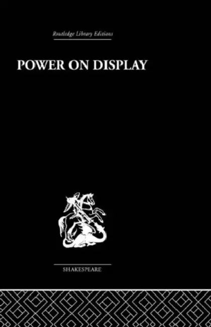 Buy Power on Display (English, Leonard Tennenhouse) — BookShops.in
