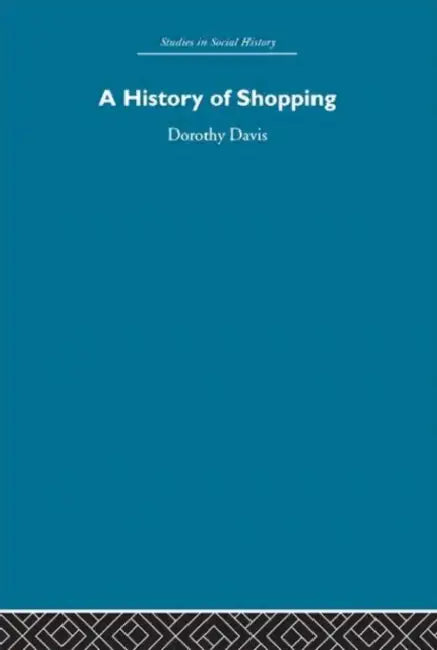 Buy A History of Shopping (English, Dorothy Davis) — BookShops.in