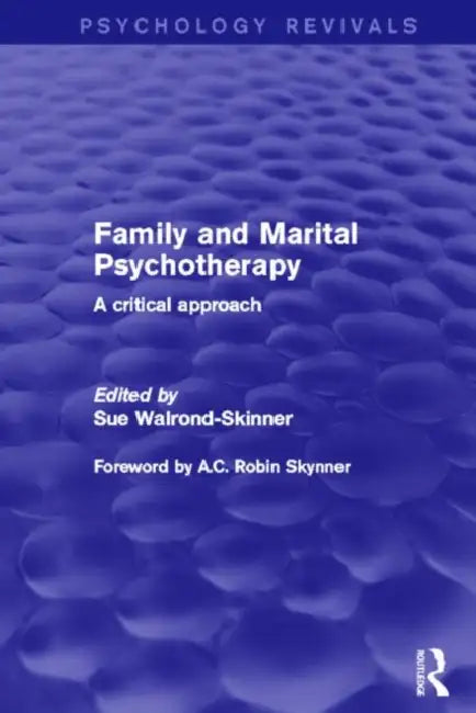 Buy Family and Marital Psychotherapy (English, SueWalrond-Skinner) — BookShops.in