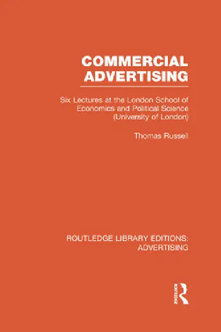 Buy Commercial Advertising (English, Thomas Russell) — BookShops.in