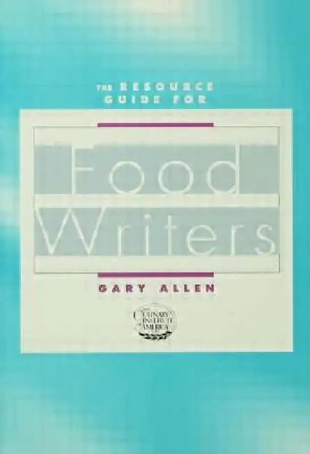 Buy Resource Guide for Food Writers (English, Gary Allen) — BookShops.in
