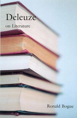 Buy Deleuze on Literature (English, Ronald Bogue) — BookShops.in