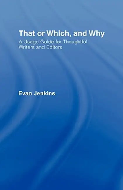 Buy That or Which, and Why (English, Evan Jenkins) — BookShops.in