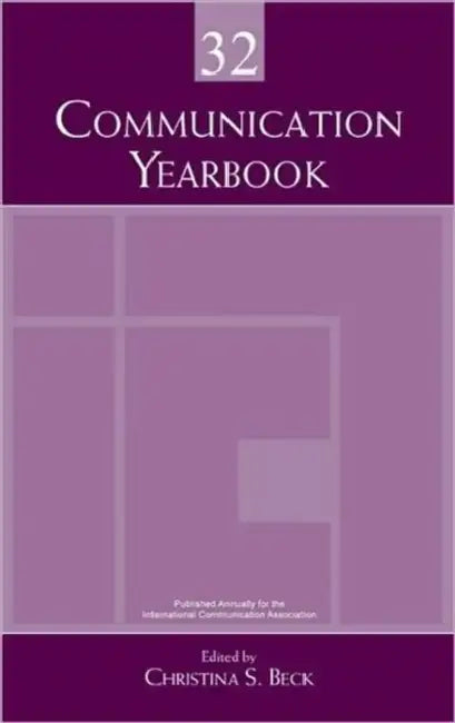 Buy Communication Yearbook 32 (English, Christina S. Beck) โ BookShops.in