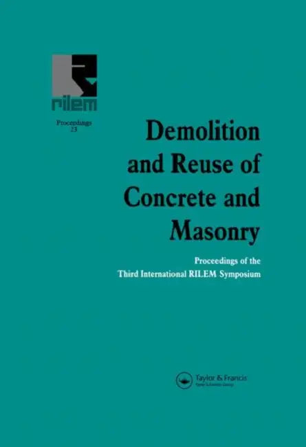 Buy Demolition and Reuse of Concrete and Masonry (English, Erik K. Lauritzen) — BookShops.in