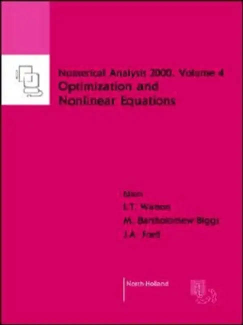 Buy Nonlinear Equations and Optimisation (English, L. T. Watson | J. A. Ford | M. Bartholomew-Biggs) — BookShops.in