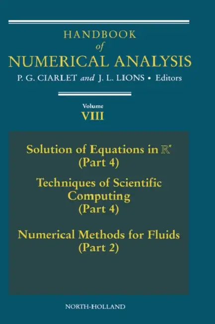 Buy Handbook of Numerical Analysis (English, Philippe G. Ciarlet) — BookShops.in