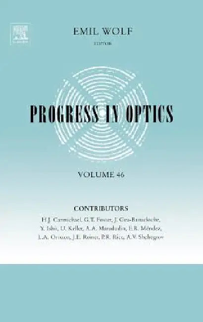 Progress in Optics (English, Emil Wolf)