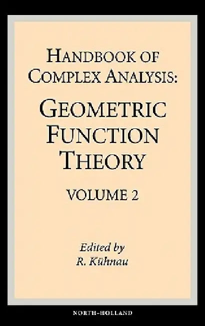Buy Handbook of Complex Analysis (English, Reiner Kuhnau) — BookShops.in