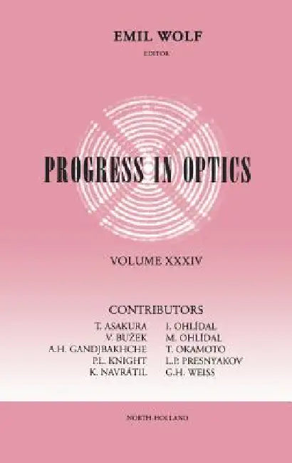 Buy Progress in Optics (English, Emil Wolf) — BookShops.in
