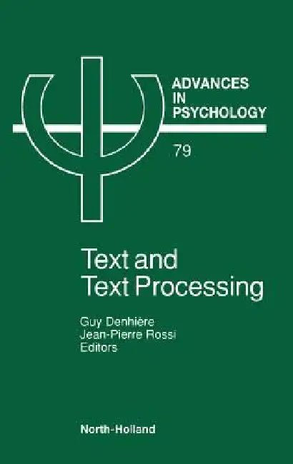 Buy Advances in Psychology V79 (English, G. Denhiere G. | Denhiere G.) — BookShops.in
