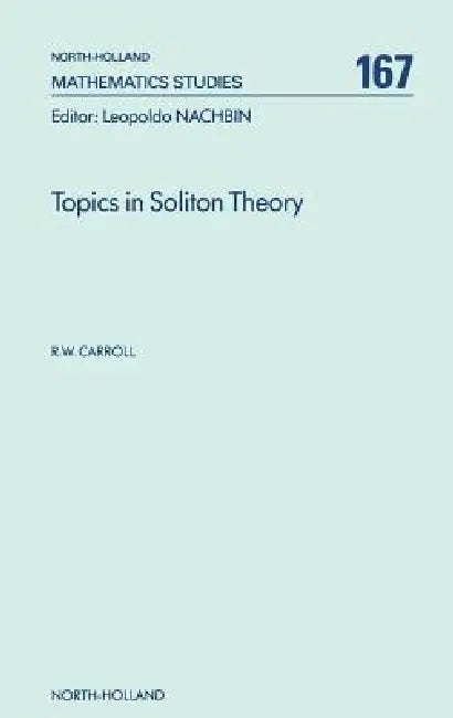 Buy Topics in Soliton Theory (English, R. W. Carroll) — BookShops.in