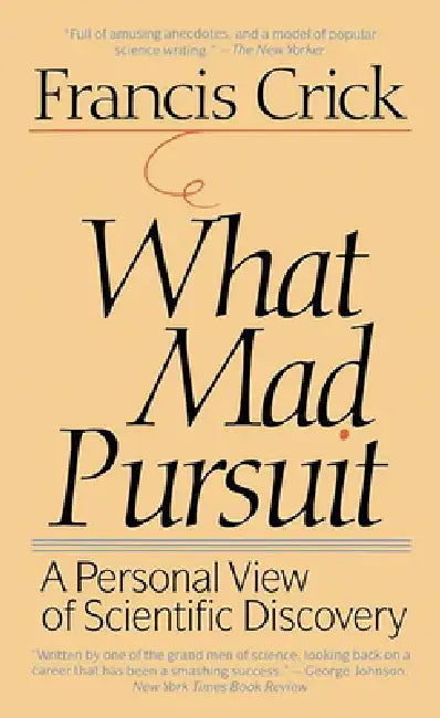 Buy What Mad Pursuit (English, Francis Crick) — BookShops.in