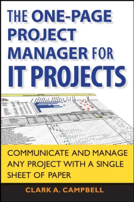 Buy One-Page Project Manager For It Projects (English, Clark A. Campbell) — BookShops.in
