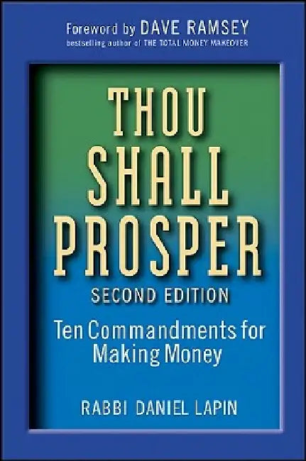 Buy Thou Shall Prosper (English, Daniel Lapin) — BookShops.in