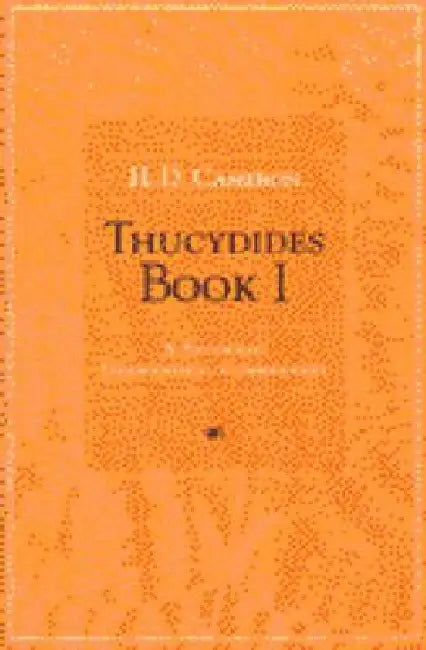 Buy Thucydides Book I (English, Howard Don Cameron) — BookShops.in