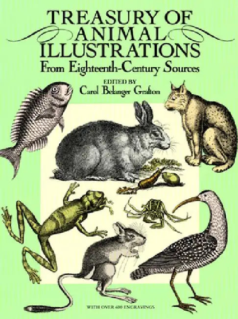 Buy Treasury of Animal Illustrations (English, Carol Belanger Grafton) — BookShops.in