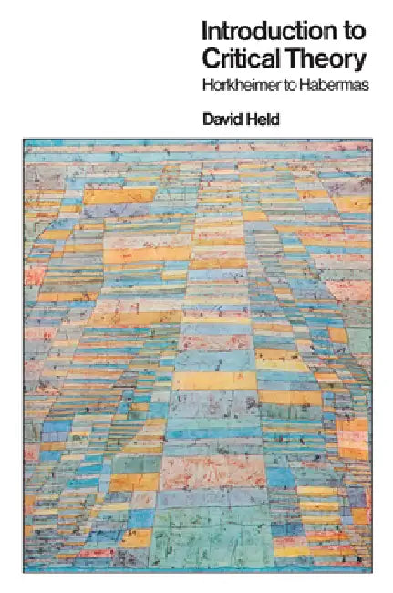 Buy Introduction to Critical Theory (English, David Held) โ BookShops.in