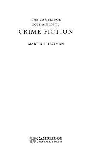 Buy The Cambridge Companion to Crime Fiction (English, Martin Priestman) — BookShops.in