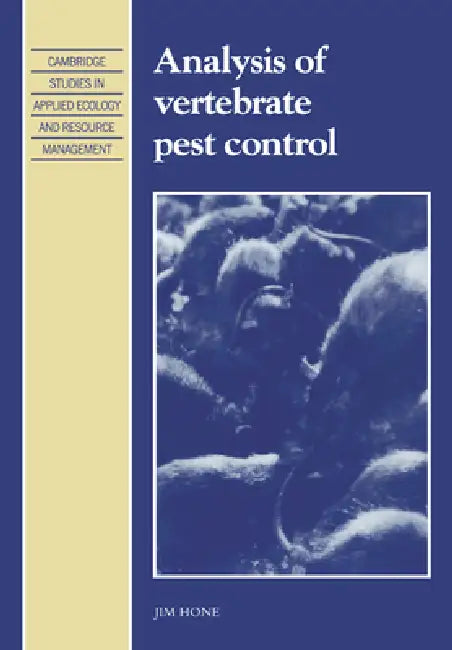 Buy Analysis of Vertebrate Pest Control (English, Jim Hone) — BookShops.in