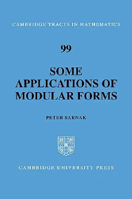 Buy Some Applications of Modular Forms (English, Peter Sarnak | Sarnak Peter) — BookShops.in