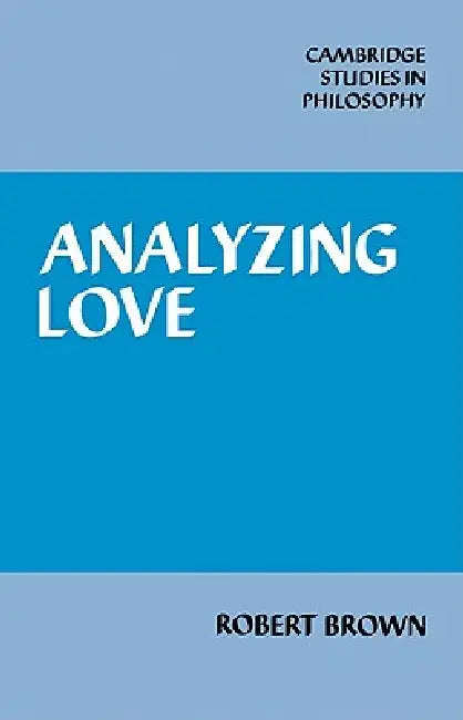 Buy Analyzing Love (English, Robert Brown) — BookShops.in