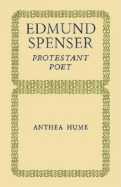 Buy Edmund Spenser (English, Anthea Hume) — BookShops.in