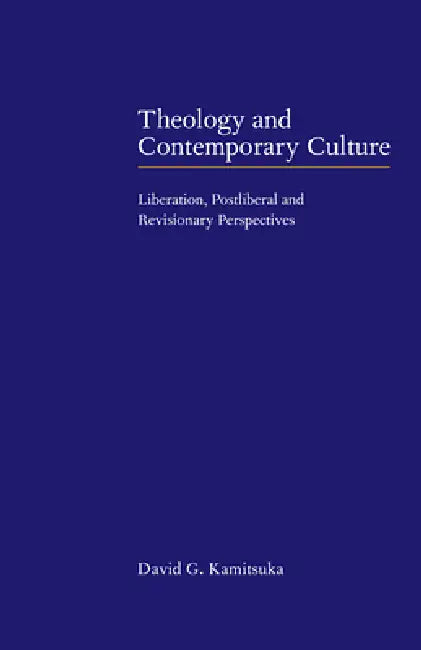 Buy Theology and Contemporary Culture (English, David G. Kamitsuka) — BookShops.in
