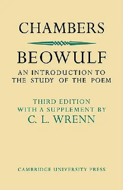 Buy Beowulf (English, Raymond Wilson Chambers | Chambers R. W.) — BookShops.in