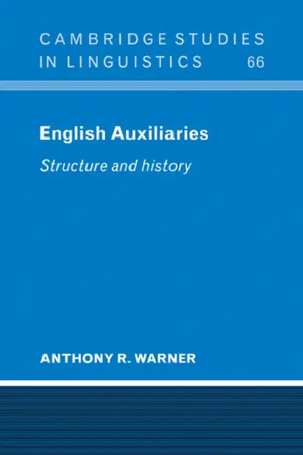 Buy English Auxiliaries (English, Anthony R. Warner) — BookShops.in