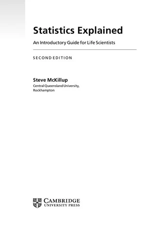 Buy Statistics Explained 2ed (English, Steve McKillup) — BookShops.in