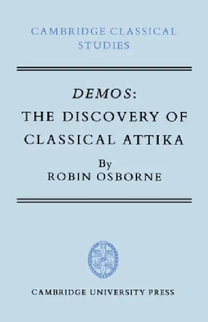 Buy Demos (English, Robin Osborne | Osborne Robin) โ BookShops.in