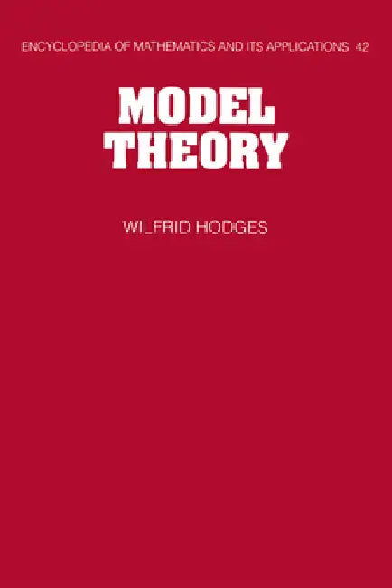 Buy Model Theory (English, Wilfrid Hodges | Hodges Wilfrid | G. -C Rota) — BookShops.in