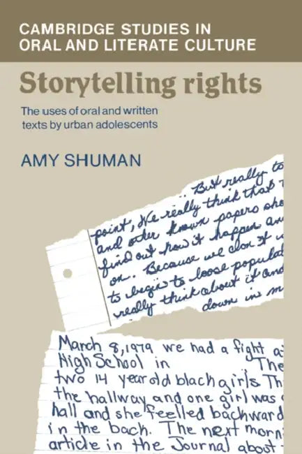 Buy Storytelling Rights (English, Amy Shuman | Shuman Amy | Peter Burke) — BookShops.in