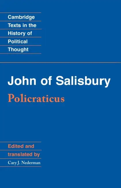 Buy John of Salisbury (English, John of Salisbury | Of Salisbury John | John of Salisbury) — BookShops.in