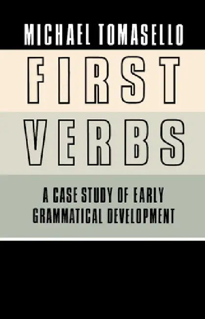 Buy First Verbs (English, Michael Tomasello) — BookShops.in