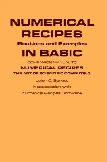 Buy Numerical Recipes Routines and Examples in Basic (First Edit — BookShops.in