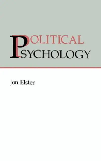 Buy Political Psychology (English, Jon Elester | Jon Elster) — BookShops.in