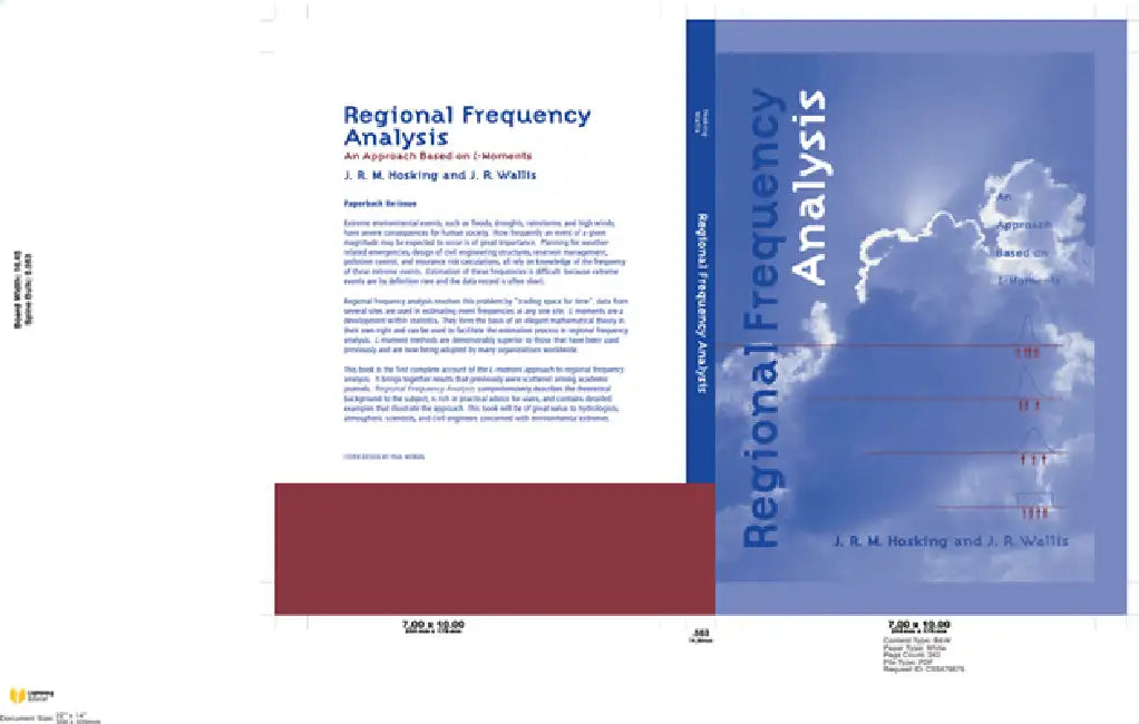 Buy Regional Frequency Analysis (English, J. R. M. Hosking | James R. Wallis | James R. Qallis) — BookShops.in