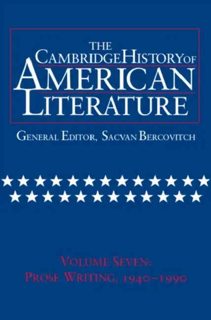 Buy Cambridge History of American Literature (English, Sacvan Bercovitch) — BookShops.in