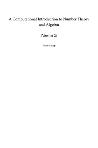 Buy A Computational Introduction to Number Theory and Algebra (English, Victor Shoup) — BookShops.in