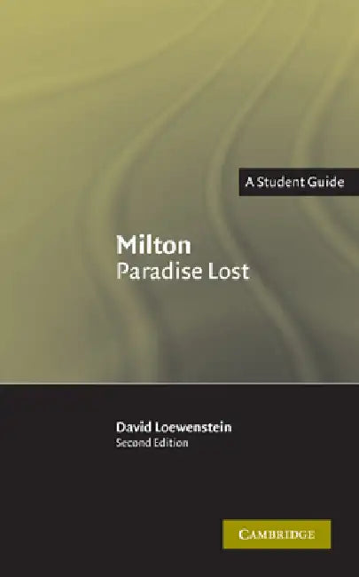 Buy Milton Paradise Lost (English, David Loewenstein) — BookShops.in