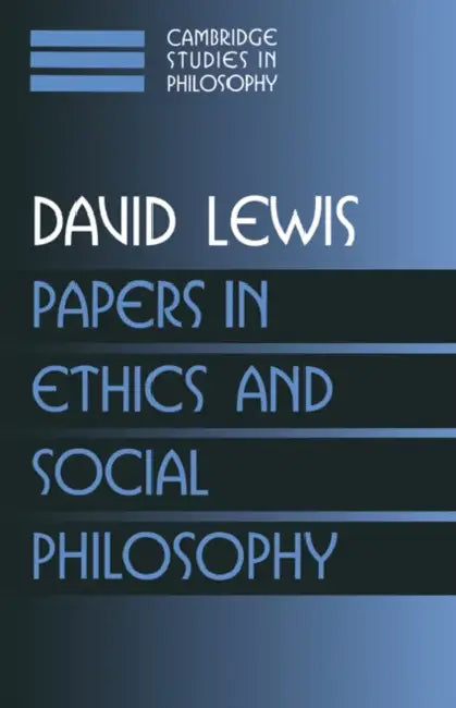 Buy Papers in Ethics and Social Philosophy (English, David K. Lewis) β BookShops.in