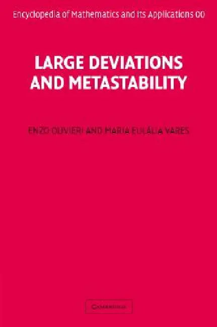 Buy Large Deviations and Metastability (English, Enzo Olivieri) β BookShops.in
