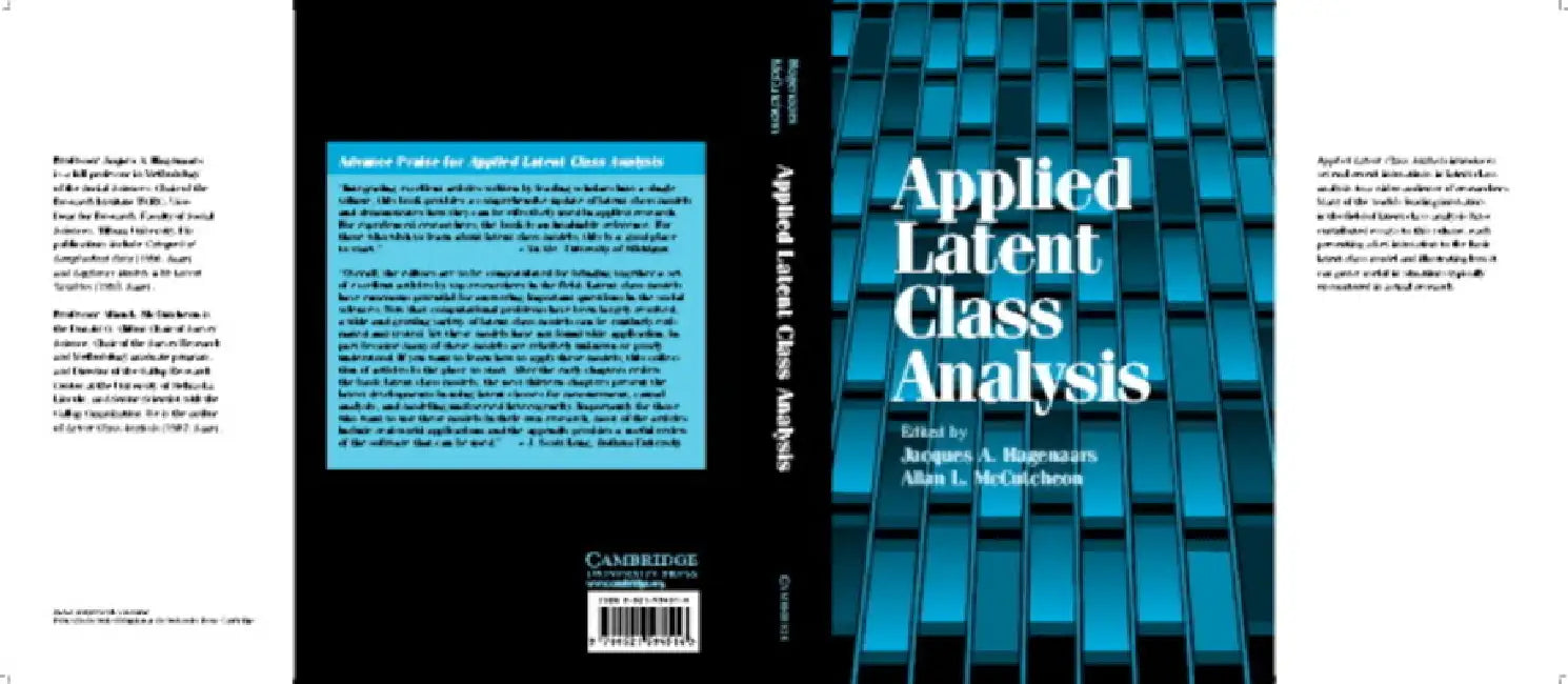 Buy Applied Latent Class Analysis (English, Jacques A. Hagenaars | Allan L. McCutcheon) — BookShops.in