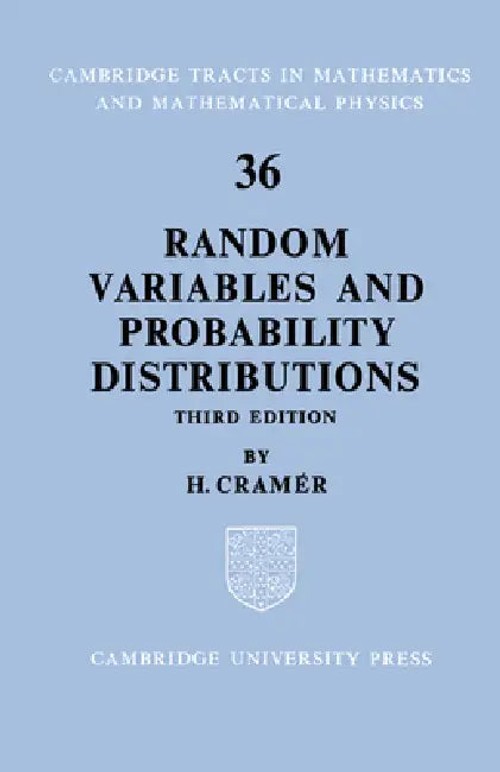 Random Variables and Probability Distributions by H. Cramer view 3