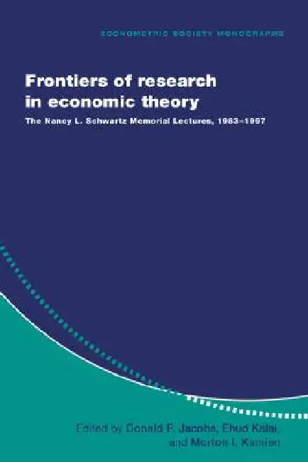 Buy Frontiers of Research in Economic Theory (English, Donald P. Jacobs | Ehud Kalai | Morton I. Kamien) — BookShops.in